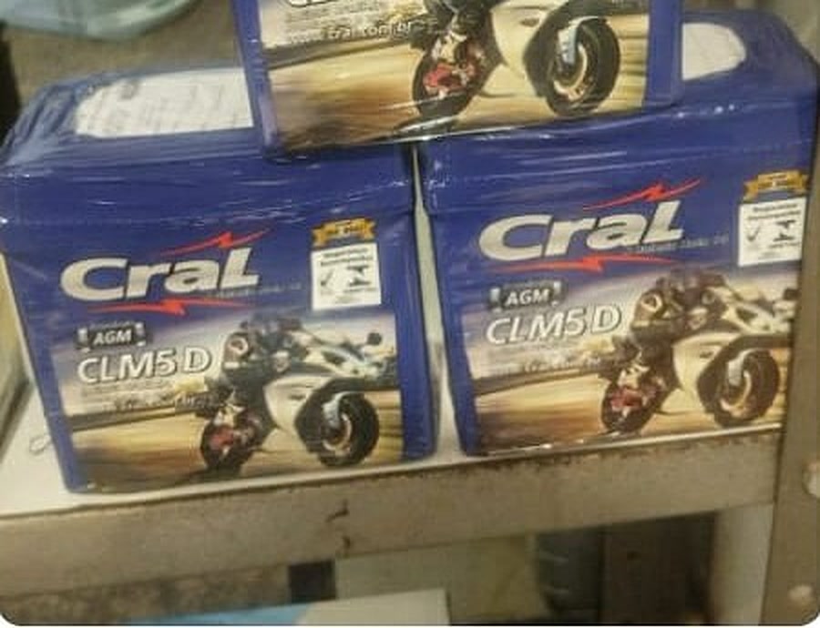 Bateria Cral CLM5 (moto) disponível na Dr Baterias